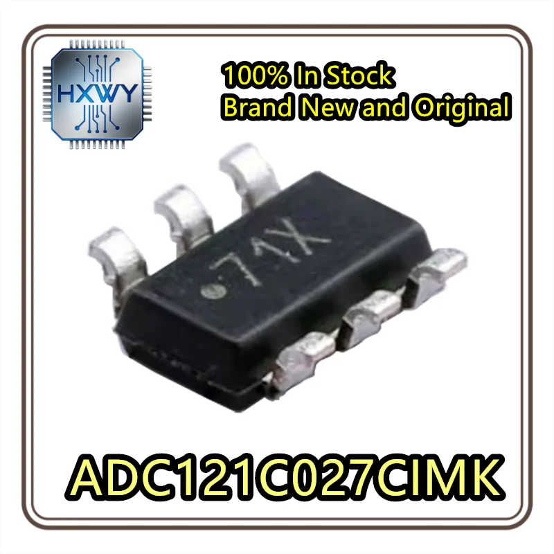(2/10 pcs) ADC121C027CIMK  ADC121C027  X31C   SOT23-6 package  Best-seller  Genuine in stock ready for immediate dispatch