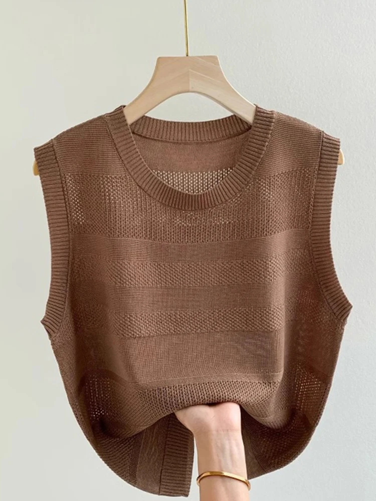 عارضة فضفاضة Svel الجوف خارج السترة سترة المرأة الصيف Faion تنفس متجدد الهواء اللون قاعدة طبقة أعلى #4