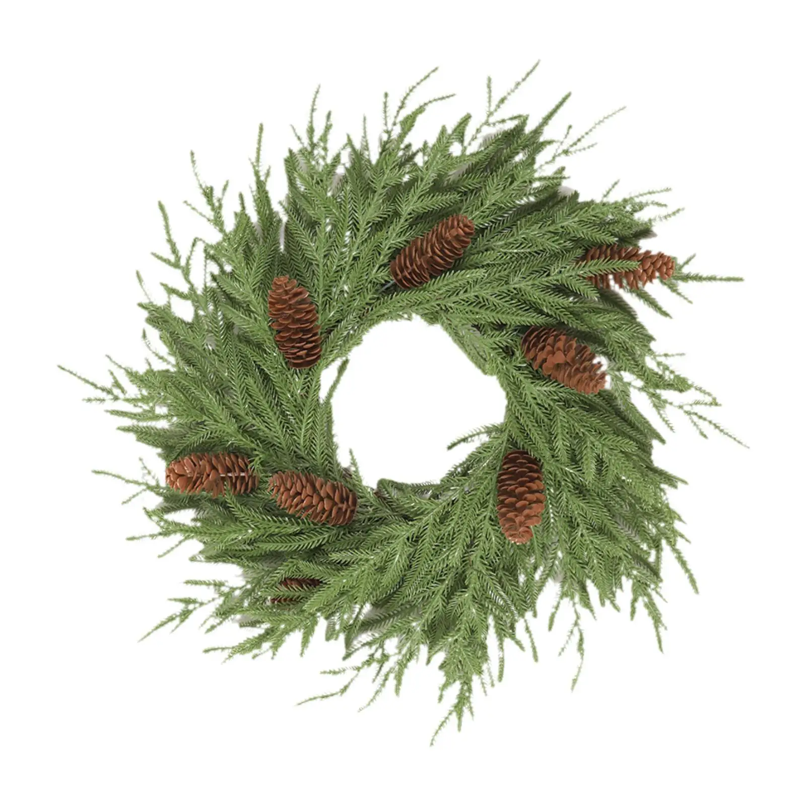 Front Door Wreath,Artificial Greenery Wreath,Festival Gift,Ornament Xmas Christmas Wreath Winter Garland for Wall Home Decor