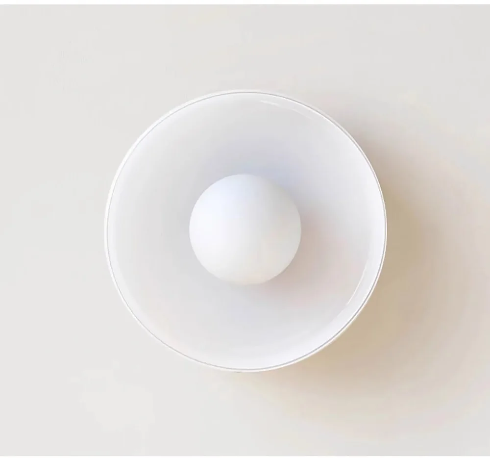 Nordic Glass Ceiling Light Single Head G9 Lamp Source Wall Lamp For Entryway Hallway Aisle Balcony Living Room Bedroom Fixtures