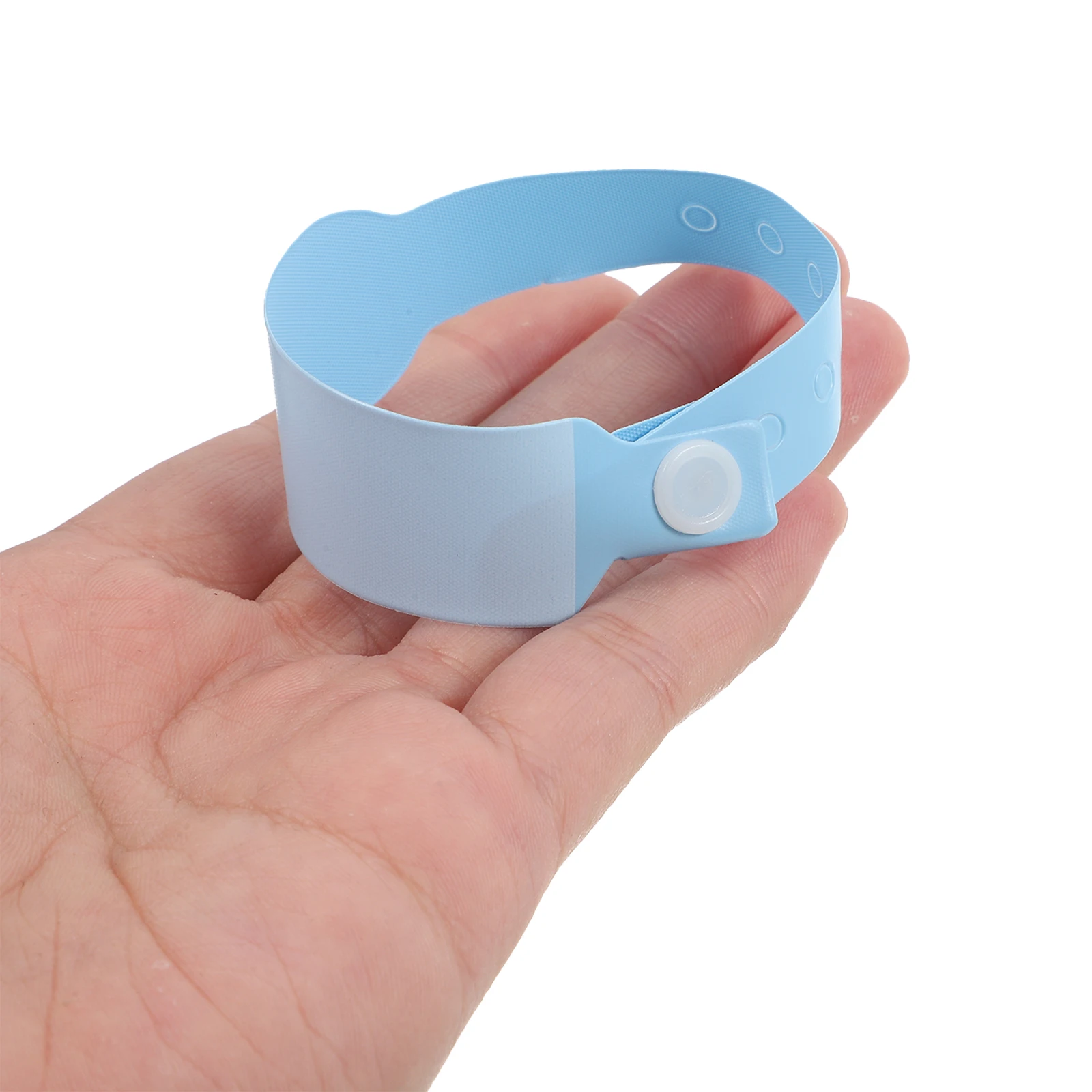 100pcs Wristbands Hospital Identification Bands Soft Pvc Waterproof Disposable Adjustable Writable Medical Bracelets For