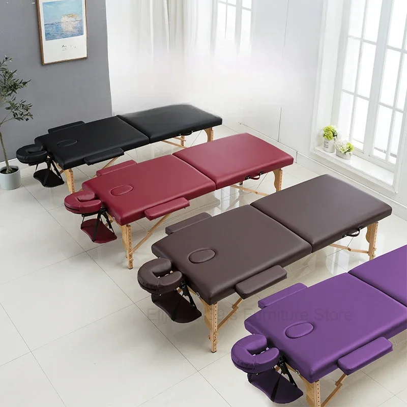 

Knead Beauty Massage Tables Home Speciality Portable Examination Massage Tables Folding Lettino Estetista Salon Furniture QF50MT