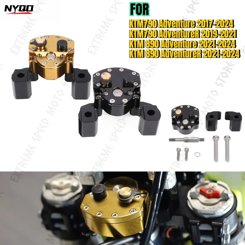 Motorcycle Modified Directional Damper Anti-shake Head Fixed Code Steering Buffer Accessories for KTM790ADV