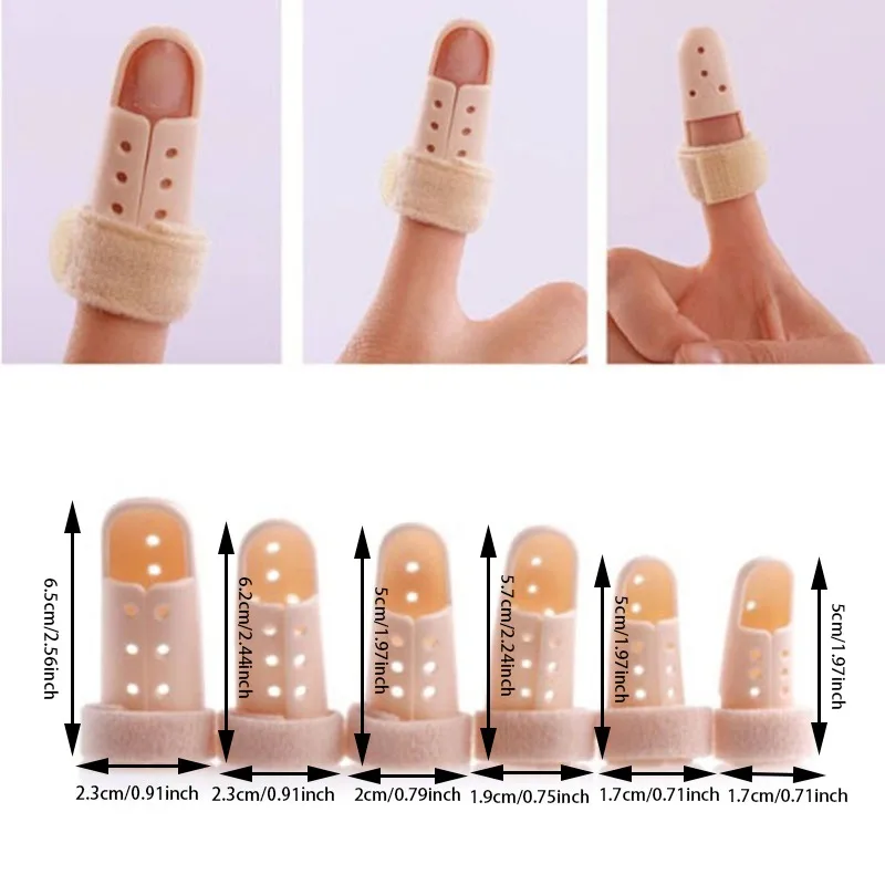 1/5Pcs Adjustable Finger Splint Brace Trigger Finger Support Fracture Fix Arthritis Pain Relief Hand Protector Finger Brace