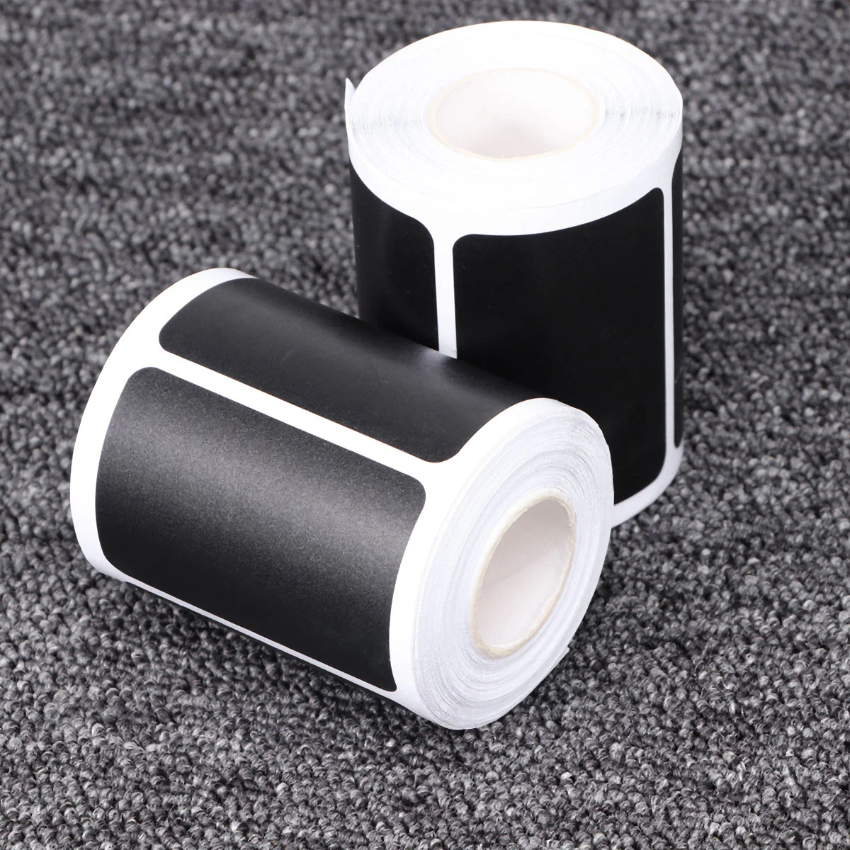 2 Rolls Waterproof Labels Adhesive Chalkboard Black Blackboard Sticker Stickers Kitchen Bottles Folder