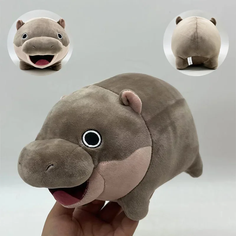 Nette Baby Nilpferde Moo Deng Plüsch Spielzeug Nilpferd Plushie Kawaii Influencer Tier Weiche Gefüllte Kissen Puppe Für Kinder Geschenk