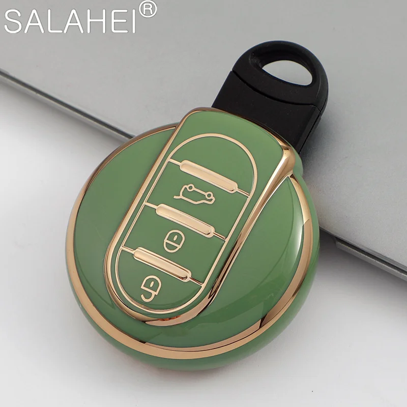3 Button Car Key Case Cover Shell For BMW Mini Cooper F55 F56 F57 F54 F60 JCW Clubman Countryman Keychain Holder Accessories 6