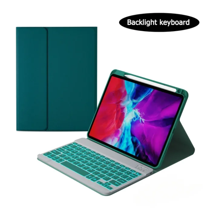 7-color Backlit Keyboard for Xiaomi Pad 6 Mi Pad 6 Pro 11 inch 2023 with Pen Holder Stand Keyboard Cover Spanish Russian Funda