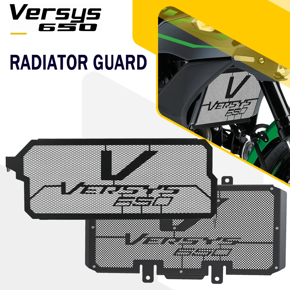 

2023 2024 For Kawasaki VERSYS650 VERSYS 650 Versys 650 2010-2022 2021 2020 Motorcycle Radiator Guard Grille Protection Cover