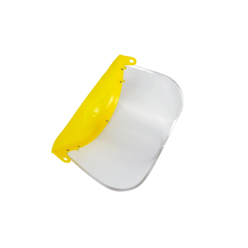 Safety Helmet for Garden Mowing and Machinery Weeding Splash-Proof Face Shield with Wire Mesh Protective Gear