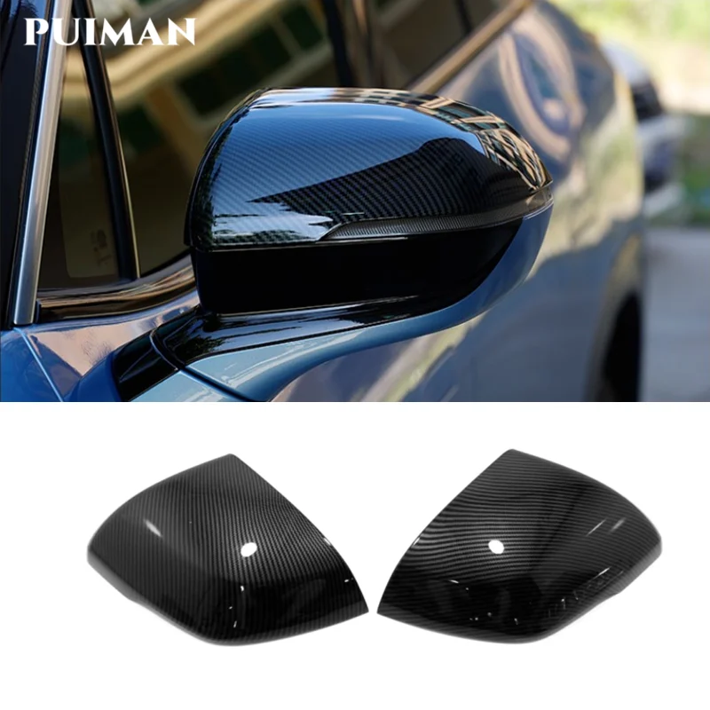 

ABS Carbon fiber For Nio ES6 2019 2020 Accessories Car Exterior Side Door rearview mirror cover Cover Trim Sticker Car styling