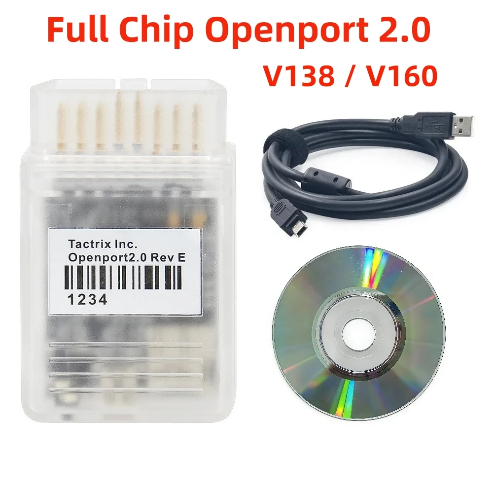 New Tractrix Openport 2.0 ECU Flash Openport 2 0 J2534 PassThru Auto Chip Tuning OBD2 Car Diagnostic Tool For Mercedes-Benz