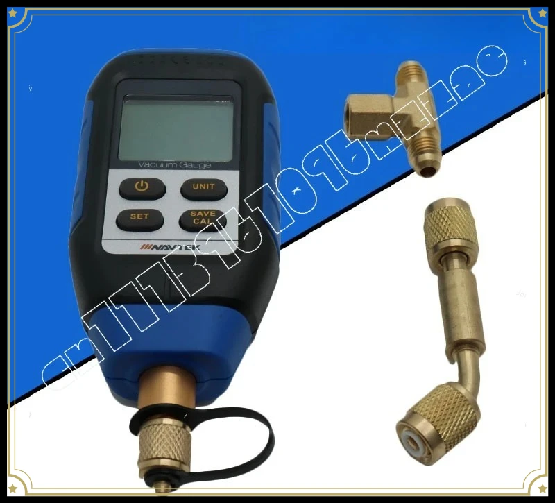 VMV-1 Digital Vacuum Gauge, Absolute Pressure Gauge Digital Electronic High Precision Pressure Gauge Digital Vacuum Gauge