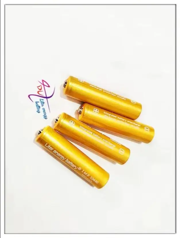 3.7V Liter energy battery 10440 380mAh High Capacity 3.7V  Rechargeable AAA Battery