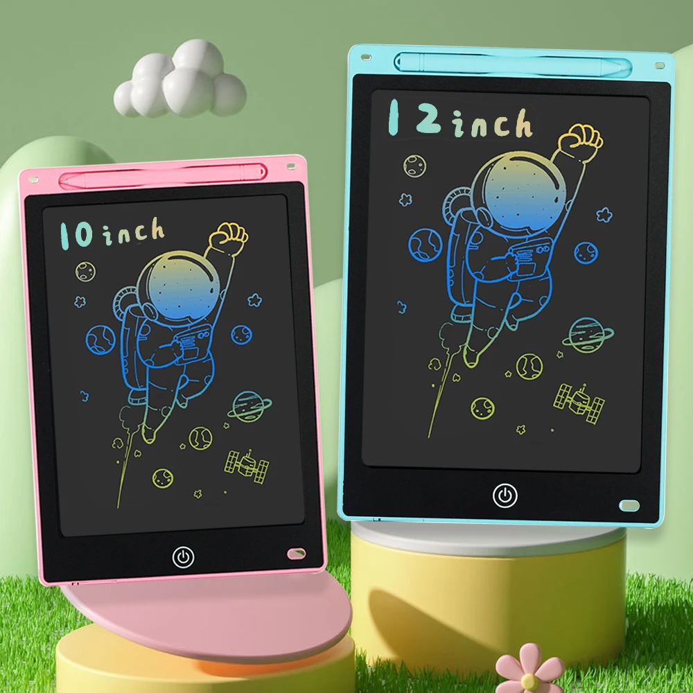 

12/10 Inch LCD Writing Drawing Tablet Graffiti Board Used For Writing/Painting/Learning/Educational Electronic Toys Kids Gift