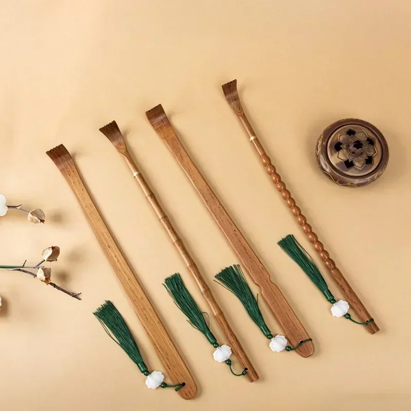 1PC Palisander Wood Back Scratcher Multifunctional Self Help Itch Remover Solid Wood Comfortable Back Massage Tool Body Massager