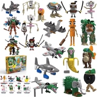 2025 Italian Brainrot Animals Tung Tung Tung Sahur Building Blocks Desk Ornament Tralalelo Tralala Bricks Toy Gift Party Favors
