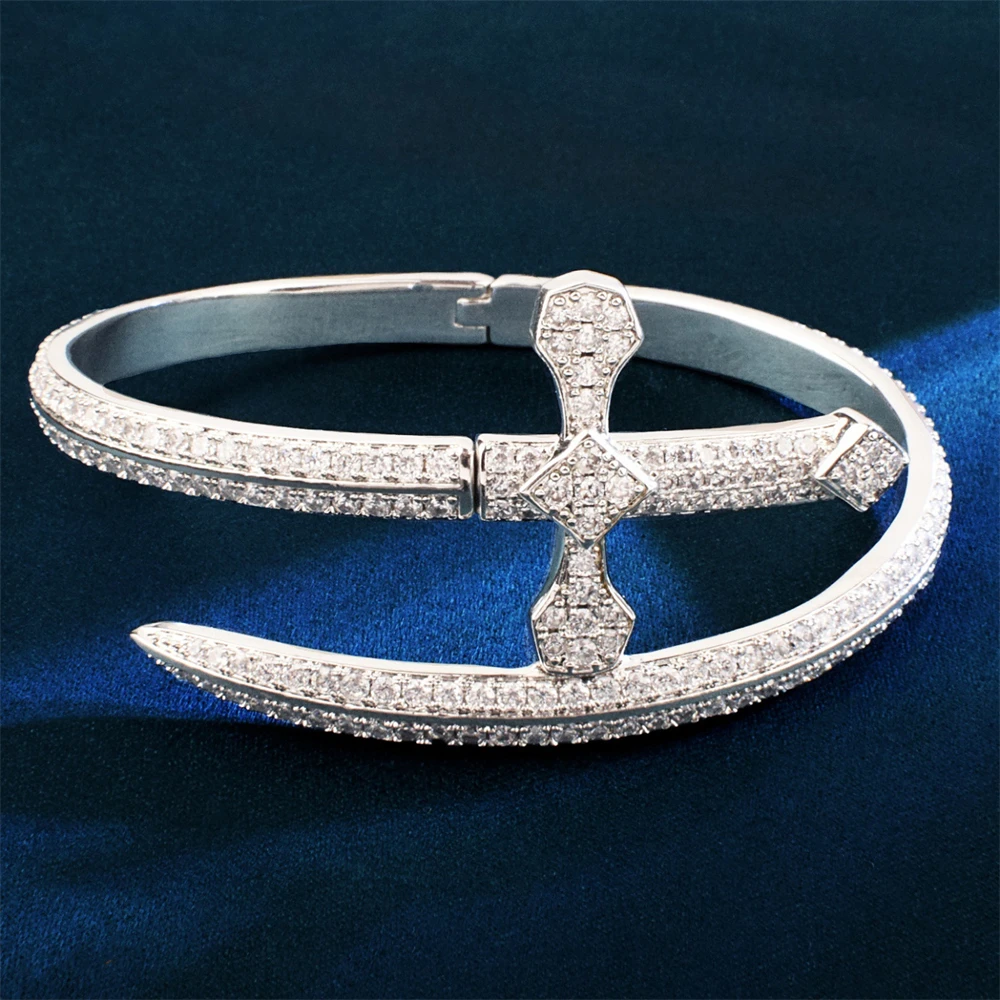 الأكثر مبيعا جديد وصول الهيب هوب الزركون مطعمة سيف العدالة النحاس سوار العصرية مجوهرات متعددة الاستخدامات #3