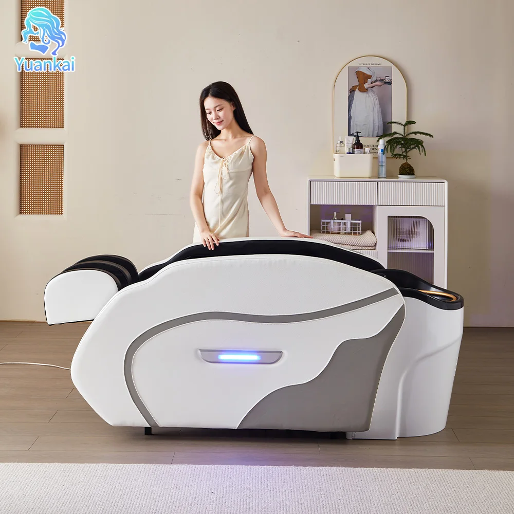 Multifunction Salon Equipment Hair Washing Shampoo Bowl Chair Automatic Electric Massage Water Circulation Korean Head Spa Bed