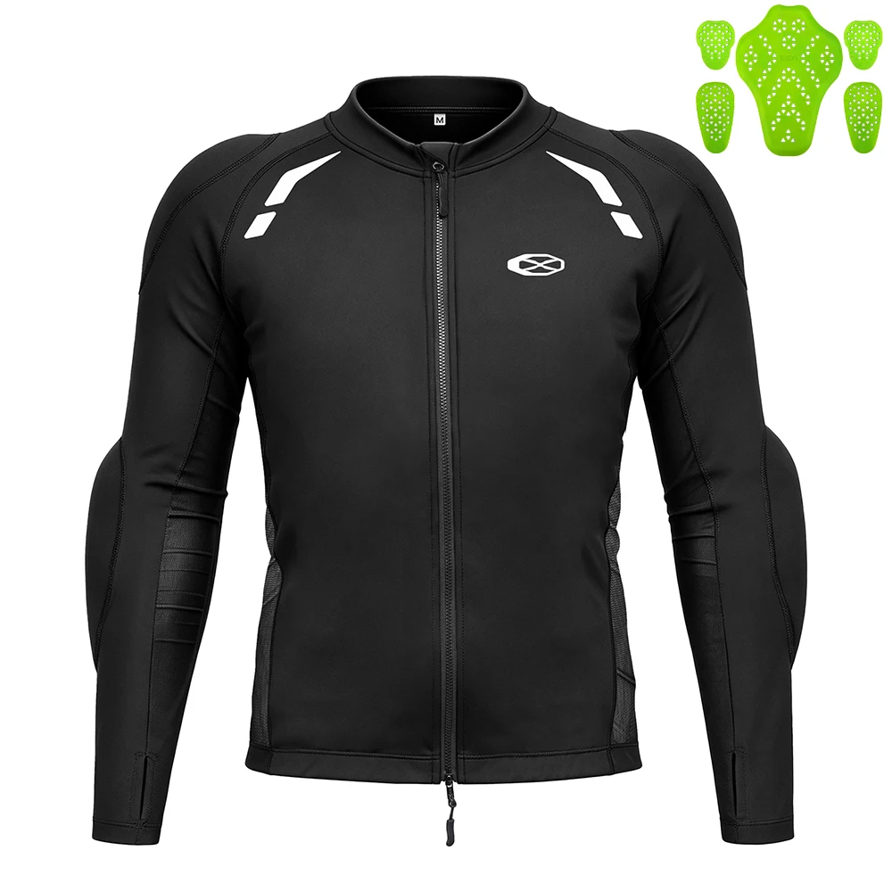 Motorcycle Jackets For Men Four Seasons Breathable Motorbike Riding Outfit Built-In Protective Gear Motocross Clothing