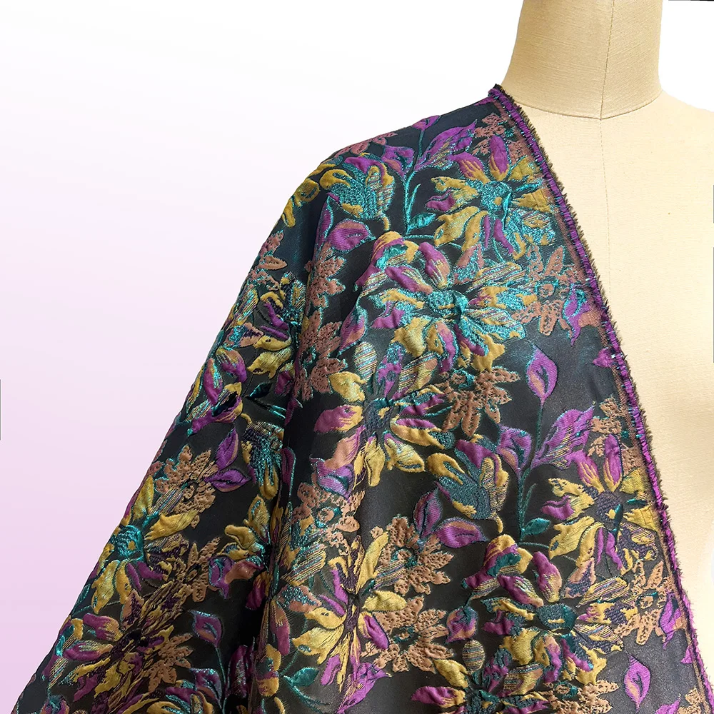 

Высококачественная жаккардовая кружевная ткань, 5 ярдов, французская парчовая ткань