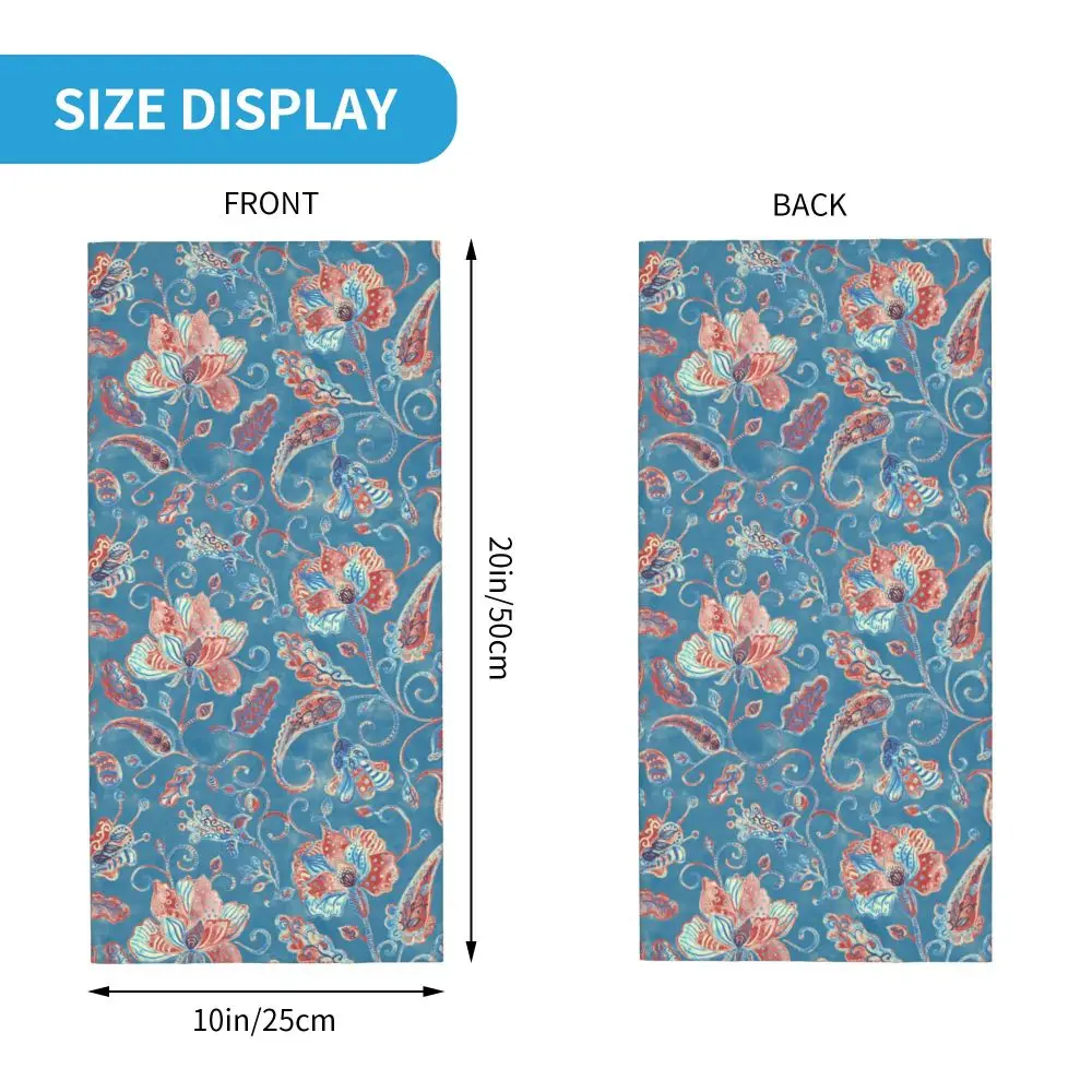 Baroque Art Scarf Neckerchief Neck Face Mask Polyester