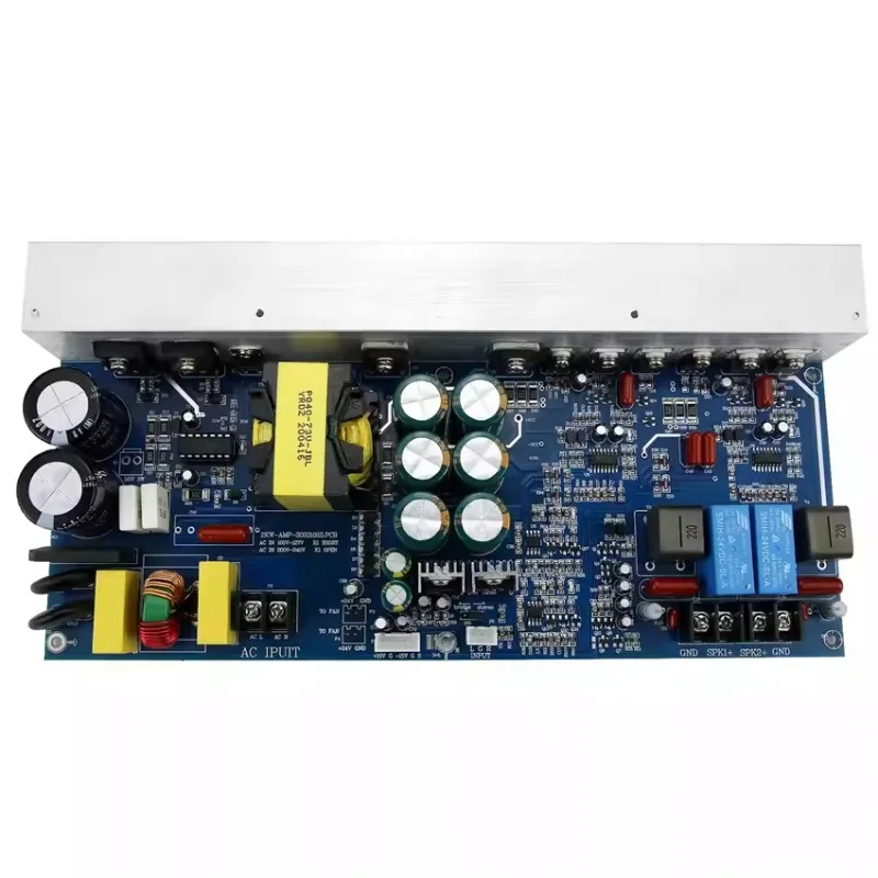 Stereo Digital Amplifier Board 500W+500W, Bridge Mono 1KW High Power Amp with Integrated Switch Power Board
