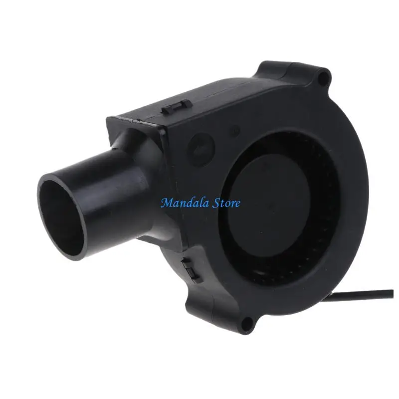 U2JC BBQ Air Blower Smelting Metal Fan 12V 2500R 5.5x2.1mm Input 27mm Air Tube for Barbecue Camping Stove