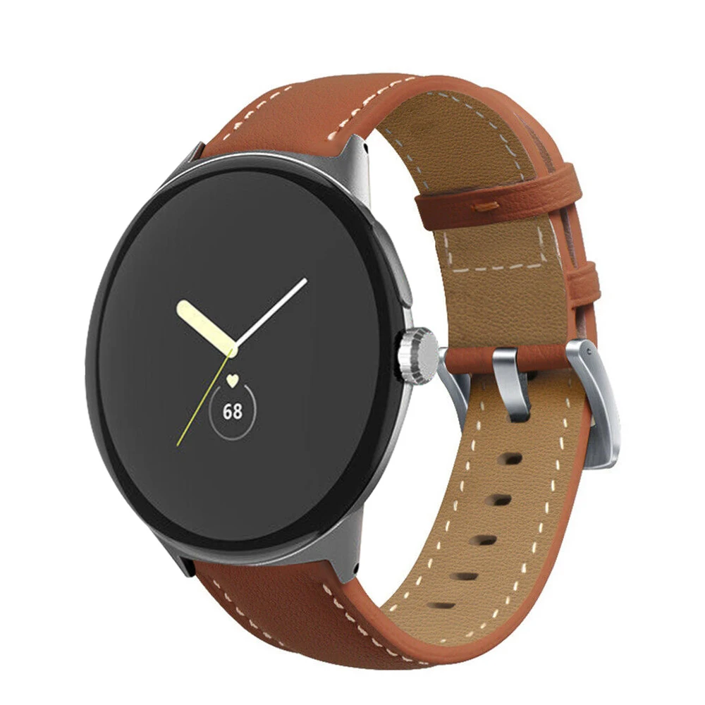 

Genuine Leather Band For Google Pixel Watch Strap Replacement belt correa smartwatch Bracelet Pixel Watch 2 Straps Accessories