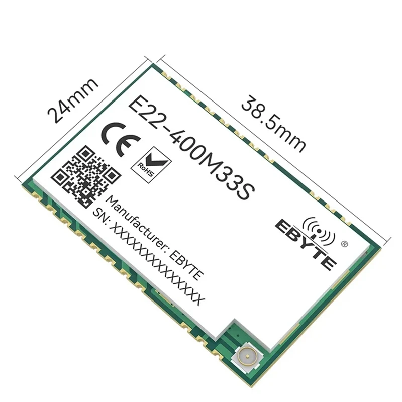 SX1268 433MHz Lora Wireless Transceiver Module E22-400M33S Low Power 33dbm Long Distance 16KM SMD /Stamp Holes