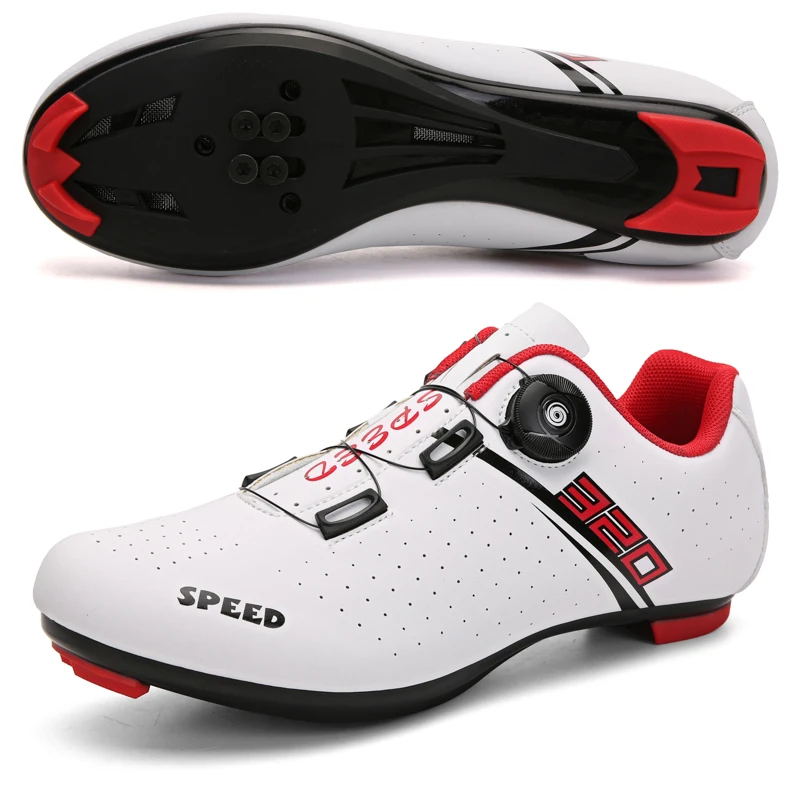 Breathable Cycling Shoes MTB Men Road Bike Lock Bike Shoes Rubble Sole Racing Sneakers Bicycle Riding Shoes Sapatilha Ciclismo