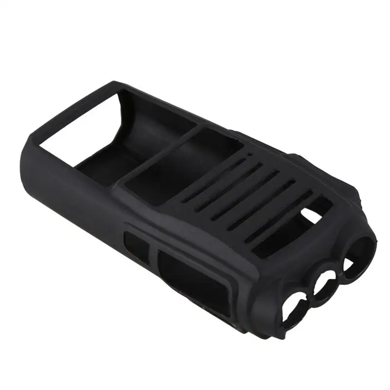 UV-82 Rubber чехол UV82 Walkie Talkie Black Silicone Cover Пылезащитная износостойкая черная рация Baofeng аксессуары