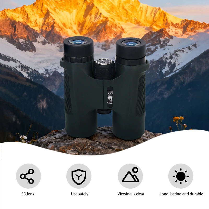 Nuevo Binoculares profesionales 10x42 con alta definición, gran aumento, capacidades portátiles de visualización y caza al aire libre