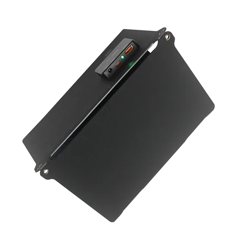 80 واط المحمولة مرنة ETFE لوحة طاقة شمسية USB/Type-C/DC الناتج الشمسية شاحن قابل للطي قوة البنك للهاتف السفر في الهواء الطلق التخييم