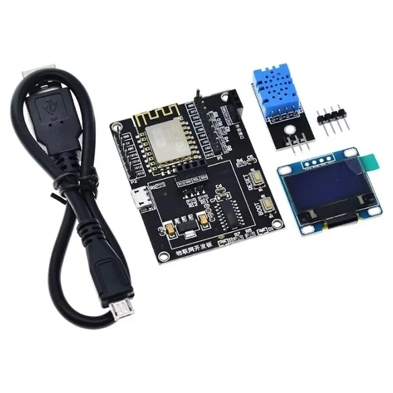 TFORU- Weather Station DIY Kit IOT Kits For Arduino 0.96 OLED Display D1 MINI- Wireless WIFI Bluetooth Module