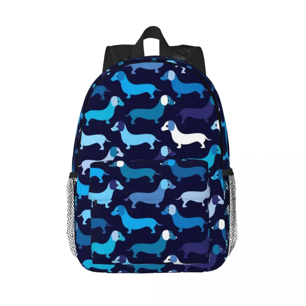 Badger Sausage Puppy Laptop Backpack Men Women Basic Bookbag for School College Student Dachshund Dog Bags