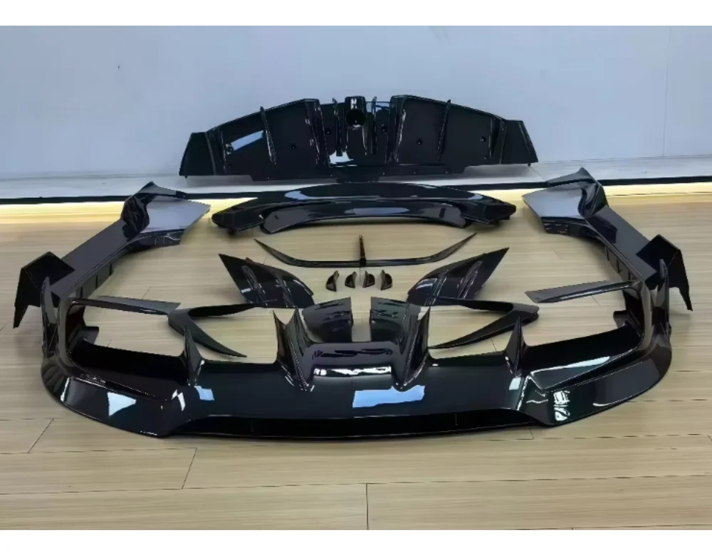 M-style Dry Carbon Fiber Front Lip Rear Diffuser Rear Spoiler and Other Small Package Kits Suitable for SF90 Body Kit