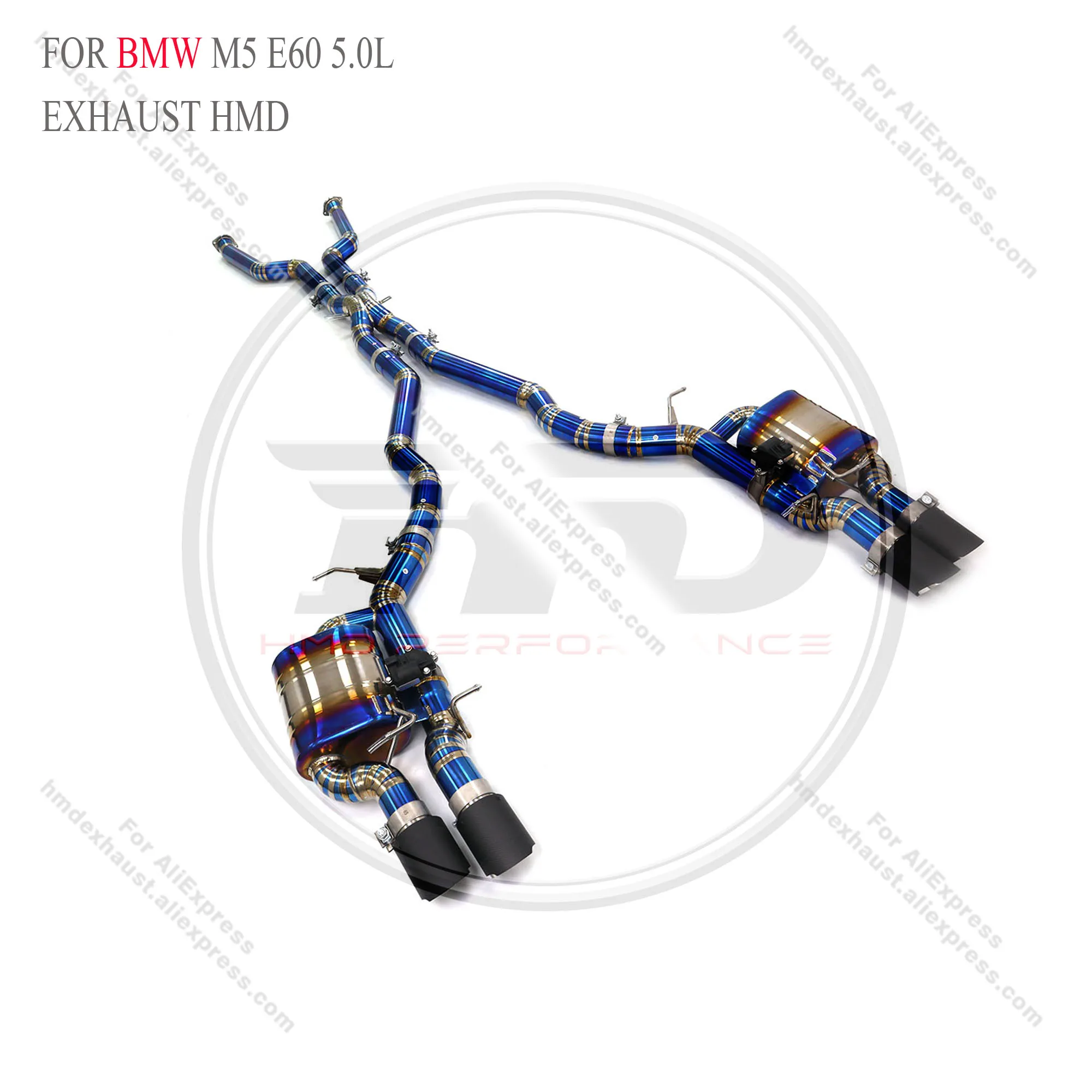

HMD for BMW M5 E60 5.0L V10 Titanium Exhaust System Catback with Valve Control Race Sound