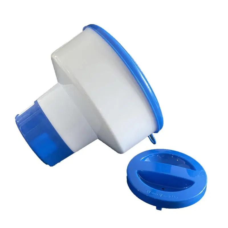 

Pill Holder For Pool 7 Inch Pill Floater Foldable Dispenser With Pull Ring For Indoor & Outdoor Swimming Pool Hot Tub