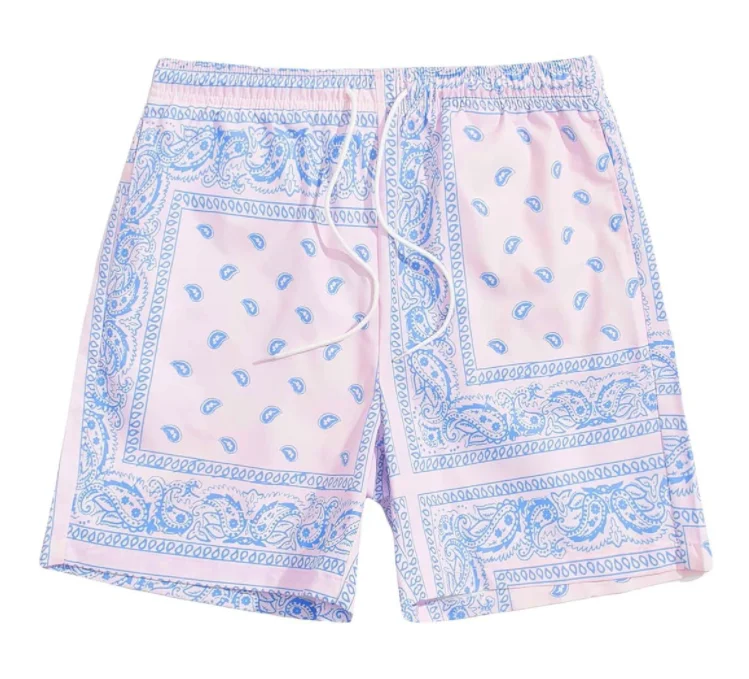 Shorts Hip Hop de gola redonda estampados em 3D para homens e mulheres, roupas casuais, moda verão, novidades, plus size S-7XL, bandana, 4 estações