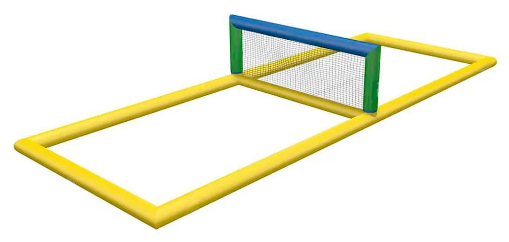 

Популярная надувная пляжная площадка для игры в водный волейбол с индивидуальным дизайном для водных видов спорта, способствующая увеличению продаж