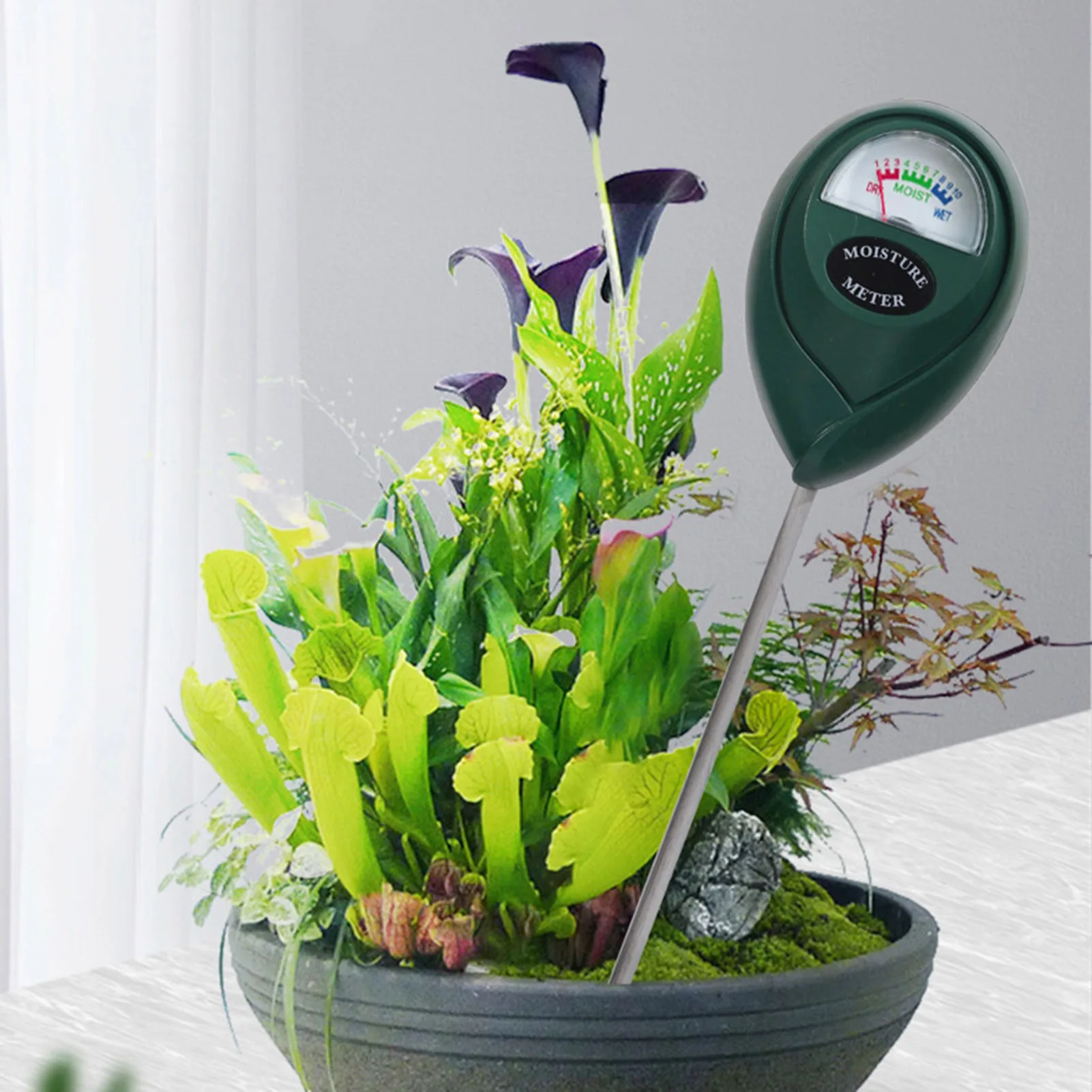 

Plant Water Monitor for Soil Large and Clear Dial Moisture Meter Suitable for Home Garden Breeding