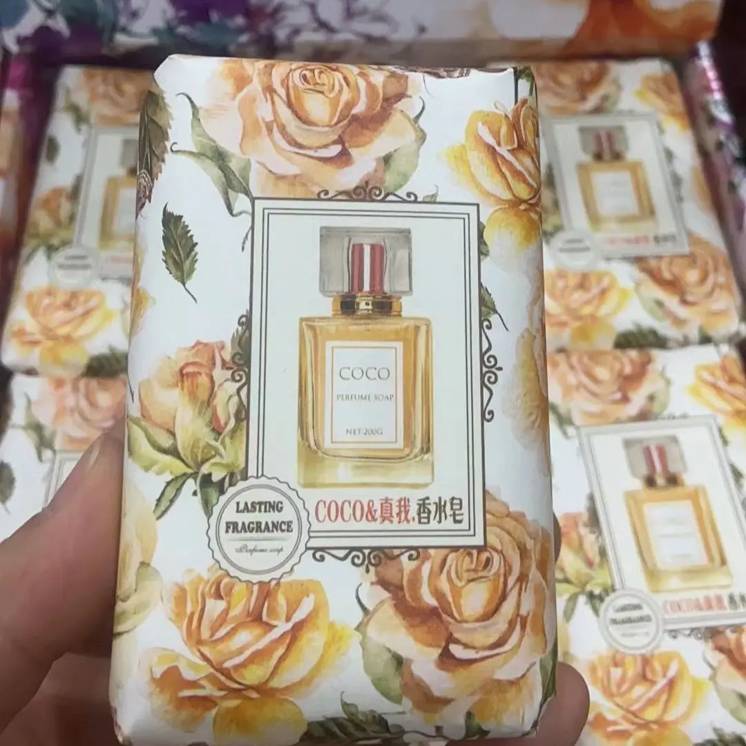 Yue Li Jia Essential Oil Soap 200g, Long-Lasting Fragrance for Bath & Face, Aromatherapy Bar Soap
