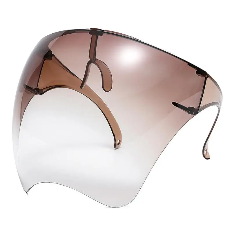 HD Face Shield Transparent  Cover Anti Droplet Dustproof Block for Hospital and Laboratory