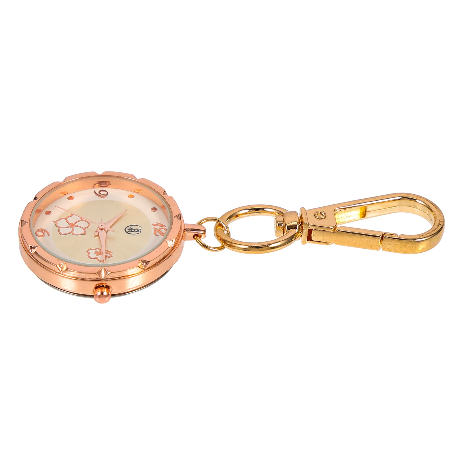 

Pocket Watch Clip On Key Buckle Waterproof Nurse Mute Watch for Women Men Doctors Style Decoration Long Term Use