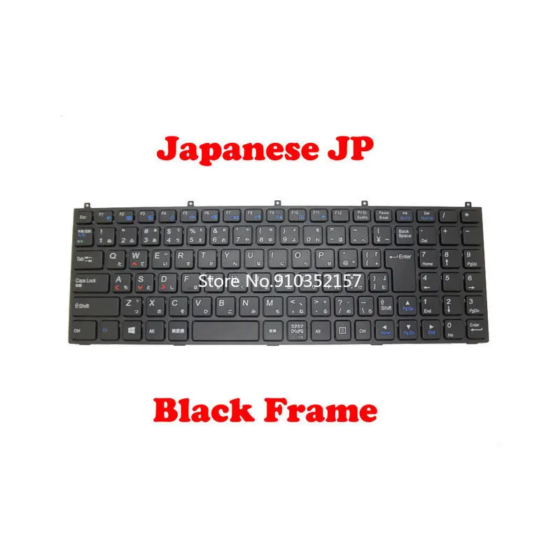 GR JP Keyboard For CLEVO M9800 MP-08J46D0-430W 6-80-M9800-074-1 6-79-W255EU0K-070-W MP-08J40J0-4304W 6-80-P15S0-210-1