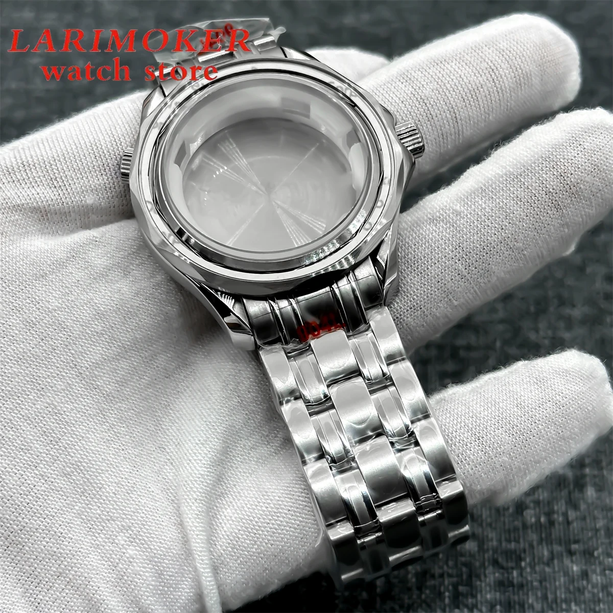 

BLIGER 41mm brushed case Double head design lugs Polished sapphire glass 316L stainless steel case with NH34 35 ETA2824 PT5000