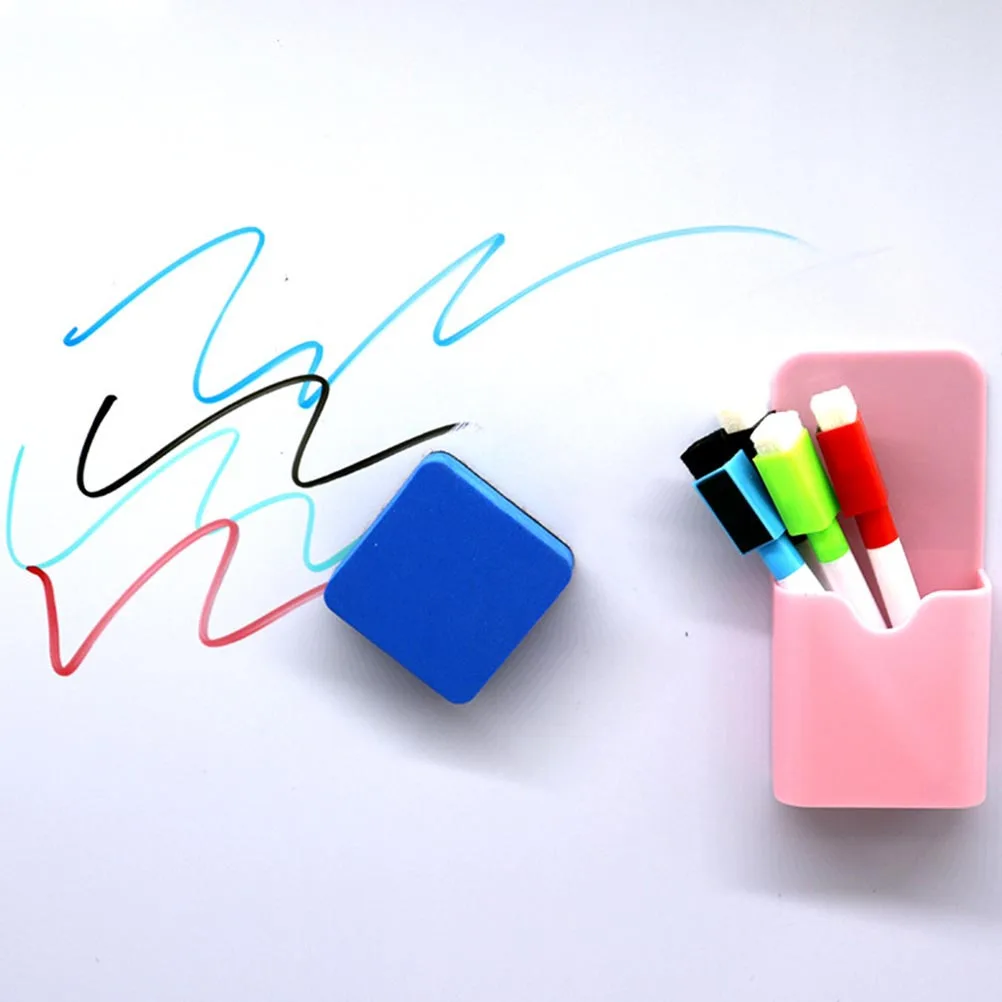 

24pcs Magnetic Blackboard Eraser Eva Felt Chalk Cleaner For Whiteboard Blackboard School Office Home Use Multifunctional