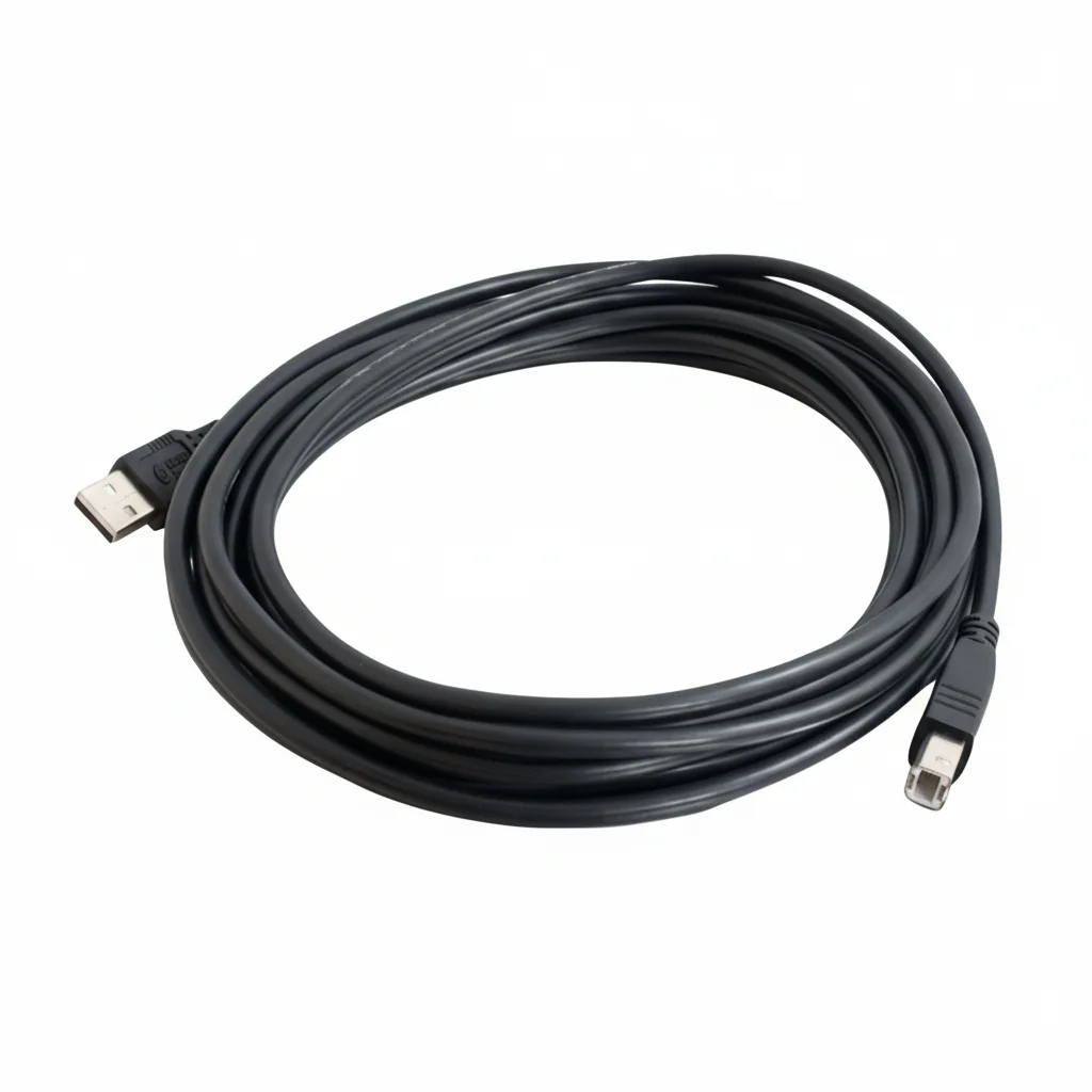 C2G 28103 كابل USB 20 A/B بطول 3 أمتار - أسود - نوع A ذكر USB - نوع B ذكر USB - مستعمل جديد