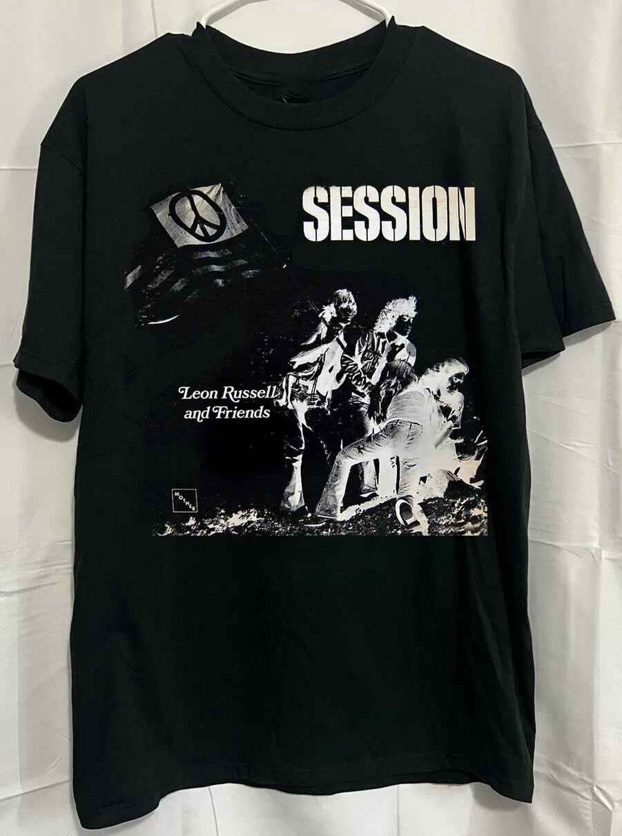Leon Russell And Friends SESSION Album Unisex T-Shirt Cotton Full Size